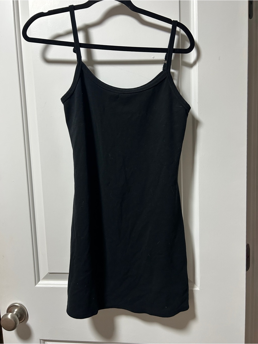 American Eagle Outfitters Black Mini Slip Dress